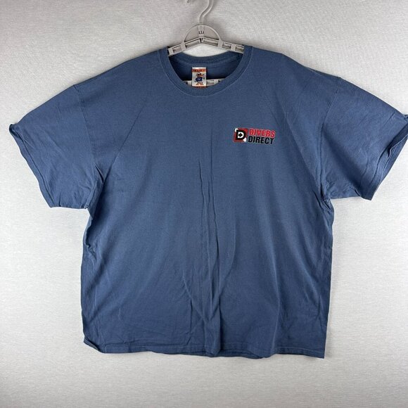 HAND SIGNALS FUNNY SCUBA DIVER UNDERWATER SIGNS T-SHIRT. SIZE XXL, SHORT SLEEVE - Picture 2 of 9